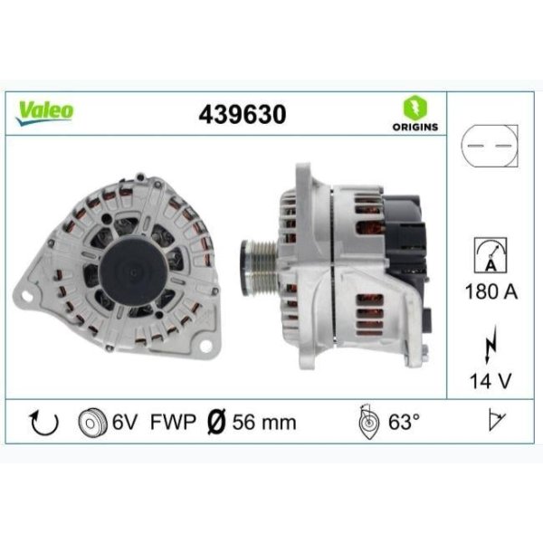 PEUGEOUT BOXER ŞARJ DİNAMOSU 12V 180 AMPER