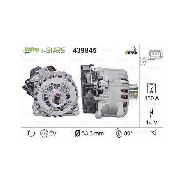 PEUGEOT Partner 1.6 HDi ŞARJ DİNAMOSU 12V 180 AMPER